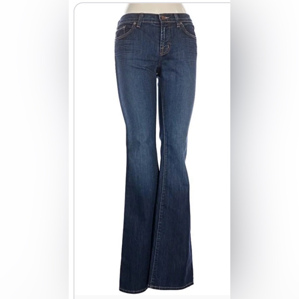 J Brand Dark Blue Flare Jeans
